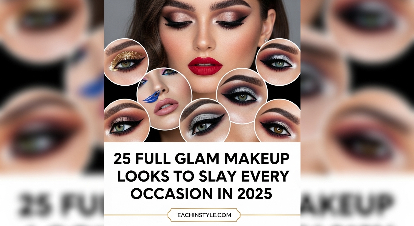 25 Full Glam Makeup Looks to Slay Every Occasion in 2025