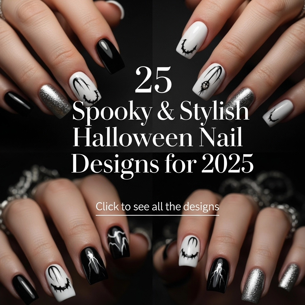 25 Spooky & Stylish Halloween Nail Designs for 2025