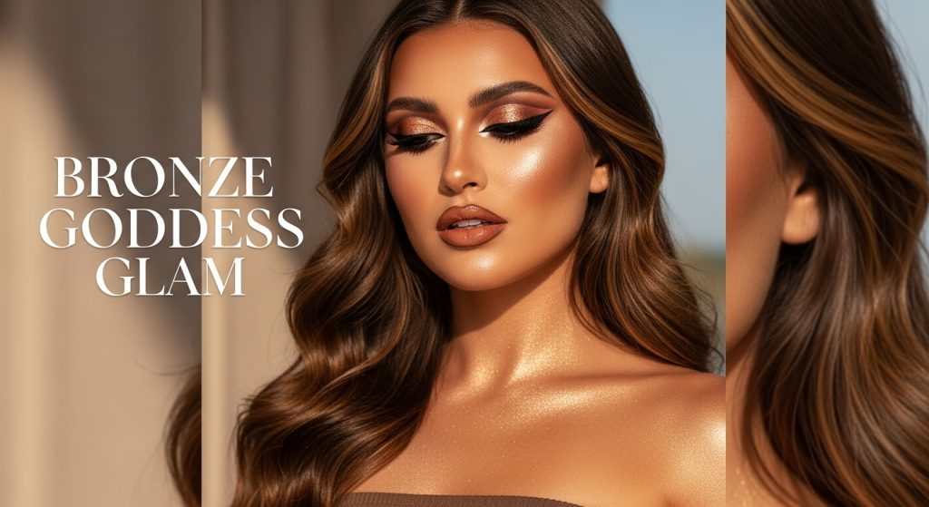 25 Full Glam Makeup Looks to Slay Every Occasion in 2025 24 Bronze Goddess Glam