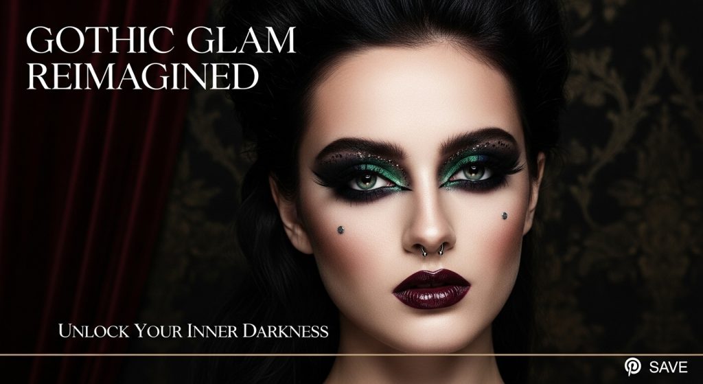 25 Full Glam Makeup Looks to Slay Every Occasion in 2025 22 Gothic Glam Reimagined