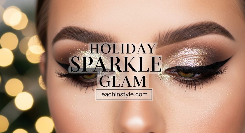 25 Full Glam Makeup Looks to Slay Every Occasion in 2025 8 Holiday Sparkle Glam