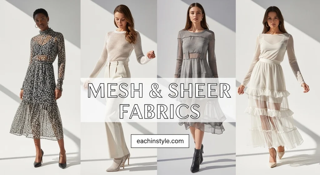 Mesh & Sheer Fabrics