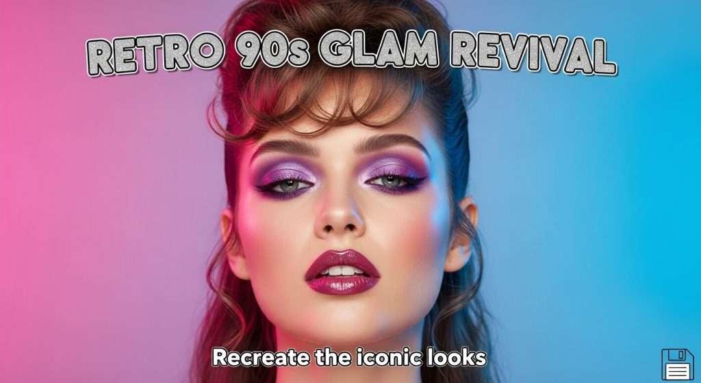 25 Full Glam Makeup Looks to Slay Every Occasion in 2025 14 Retro 90s Glam Revival