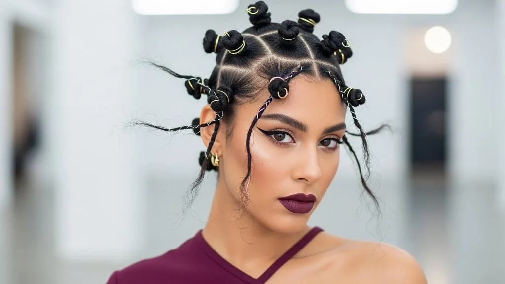 21 Cute Natural Hairstyles That Are Easy, Stylish & Trendy in 2026 11 Bantu Knots with a Modern Touch