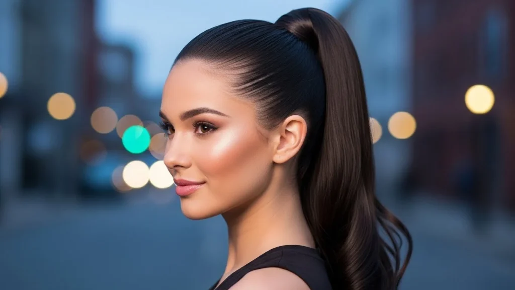 Sleek High Ponytail