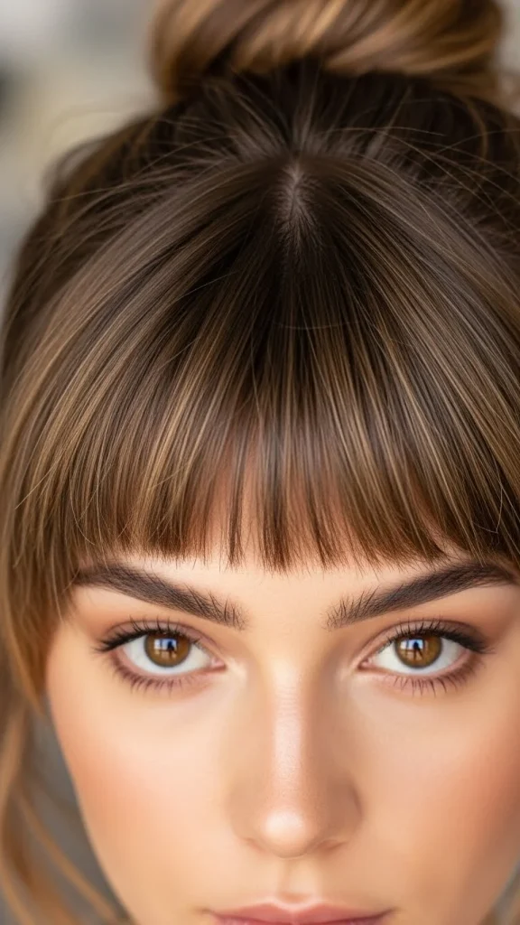 Textured Bangs