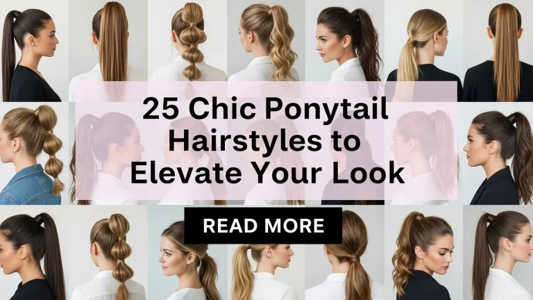 25 Chic Ponytail Hairstyles to Elevate Your Look
