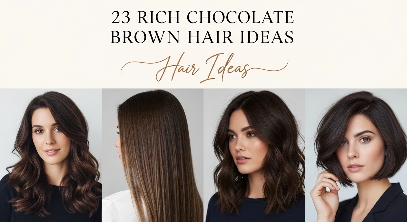 23 Rich Chocolate Brown Hair Ideas.jfif