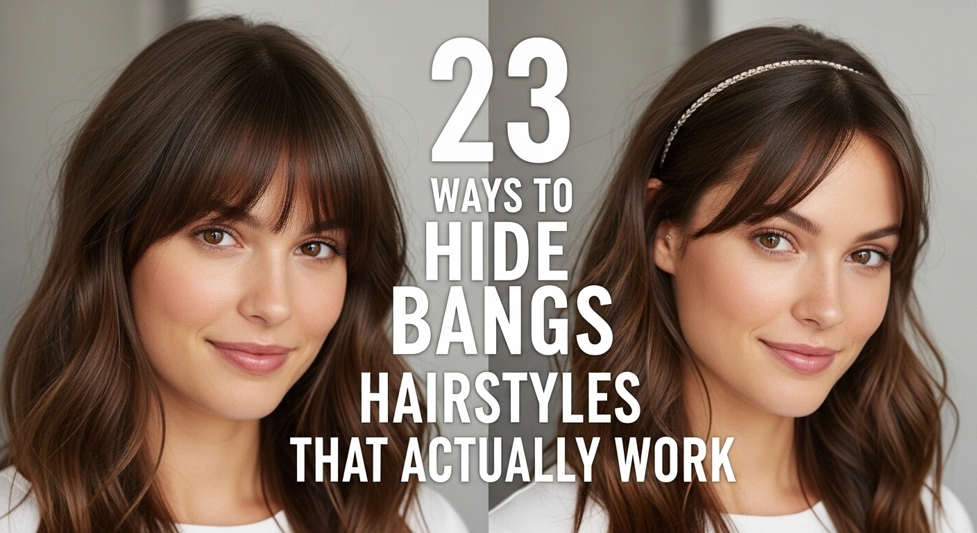 23 Ways to Hide Bangs Hairstyles That Actually Work.jfif