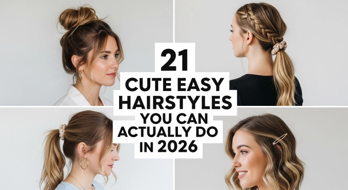 21 Cute Easy Hairstyles