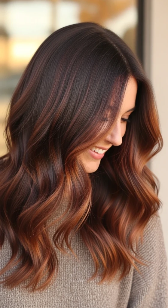 23 Rich Chocolate Brown Hair Ideas That Are Going Viral This Season 14 Chocolate Brown with Subtle Copper Undertones.jfif