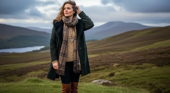 20 Best Edinburgh Outfits to Pack for Your Scotland Trip in 2026 5 Edinburgh Highlands Aesthetic Outfit.jfif