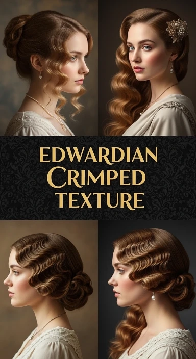 15 Romantic Goth Hairstyles Trending Ideas Taking Over Pinterest in 2026 16 Edwardian Crimped Texture.jfif