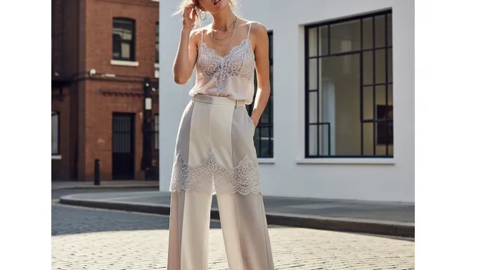 Lace Slip Dress Layered Over Wide-Leg Trousers.jfif