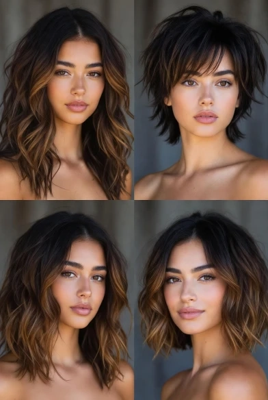 27 Highlights on Brown Hair Ideas for 2026 27 Lived-In Caramel Ombre Highlights