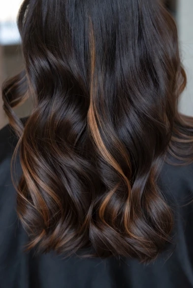 27 Highlights on Brown Hair Ideas for 2026 19 Partial Highlights for Dark Brown Hair