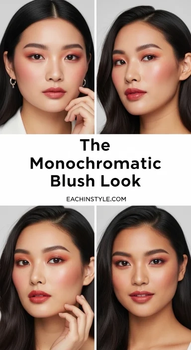 The Monochromatic Blush Look.jfif