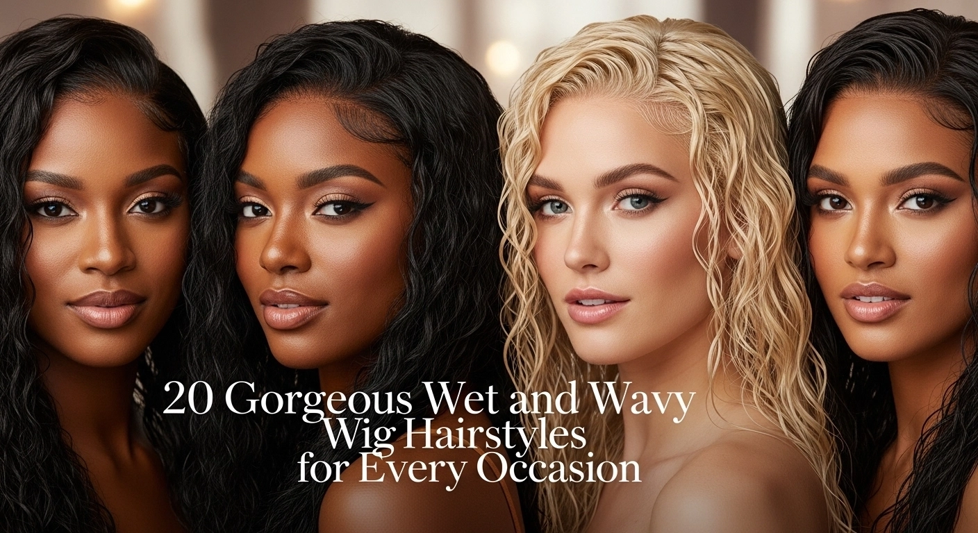 20 Gorgeous Wet and Wavy Wig Hairstyles for Every Occasion.jfif