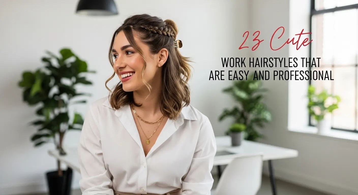 23 Cute Work Hairstyles That Are Easy, Professional, and Absolutely Gorgeous