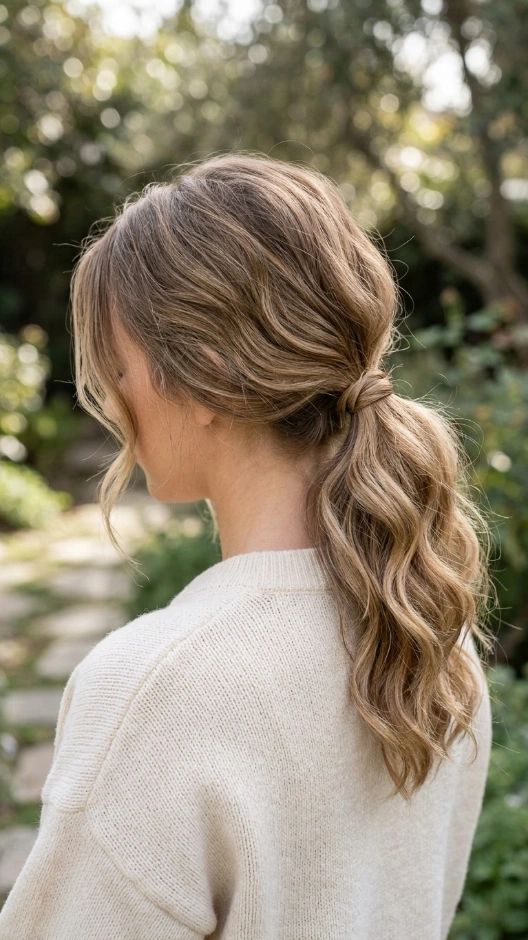 21 Loose Waves Hairstyle Ideas That Are Effortlessly Beautiful 10 Loose Waves Ponytail