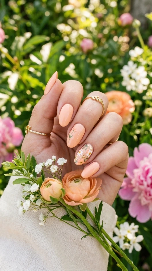 Peach Fuzz May Nails