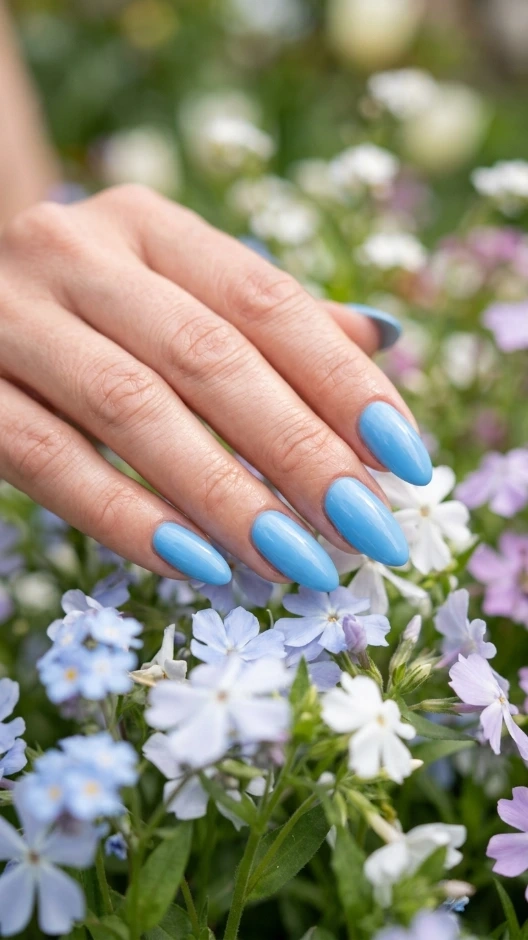 Sky Blue Nails for May
