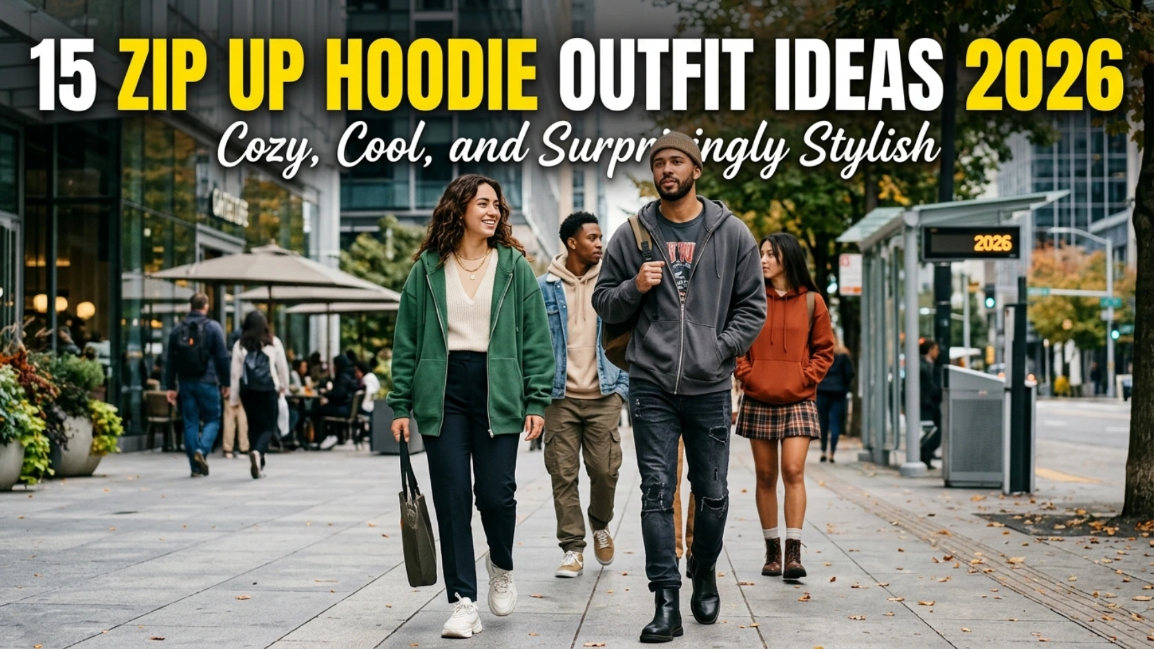 15 Zip Up Hoodie Outfit Ideas 2026 Feature Image
