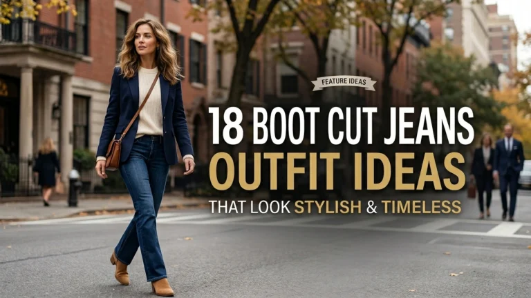 18 Boot Cut Jeans Outfit Ideas That Look Stylish and Timeless