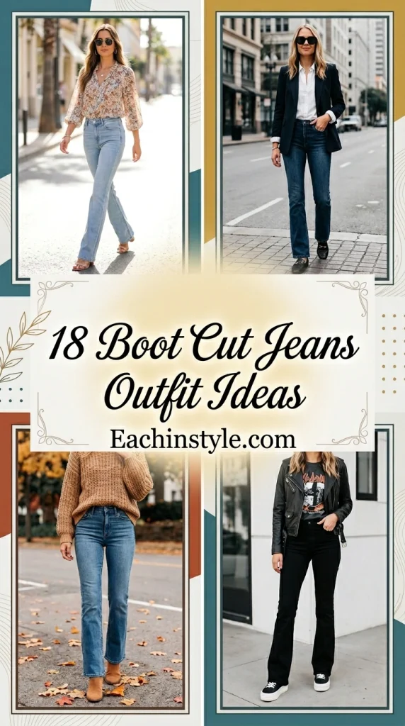 18 Boot Cut Jeans Outfit Ideas That Look Stylish and Timeless 3 18 Boot Cut Jeans Outfit Ideas