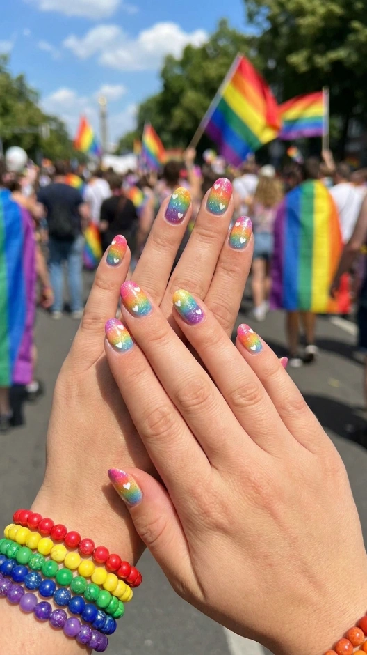 19 June Nails Ideas 2026 — Fresh, Bold, and Absolutely Beautiful 7 Rainbow June Nails for Pride