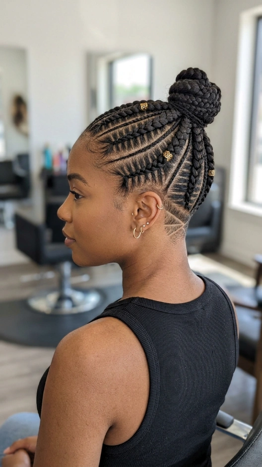 21 Stitch Braids With Design Ideas That Are Absolutely Stunning 18 Stitch Braids With Undercut DesignStitch Braids With Undercut Design