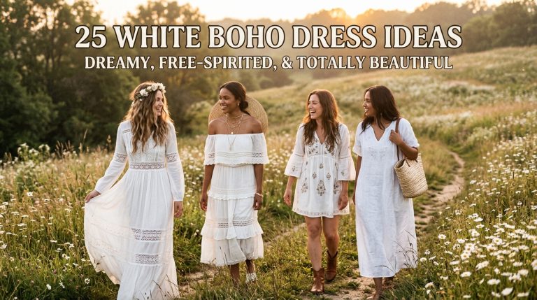 25 White Boho Dress Ideas