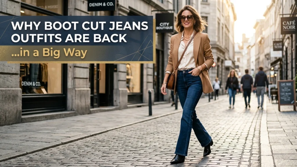 18 Boot Cut Jeans Outfit Ideas That Look Stylish and Timeless 2 Why Boot Cut Jeans Outfits Are Back in a Big Way