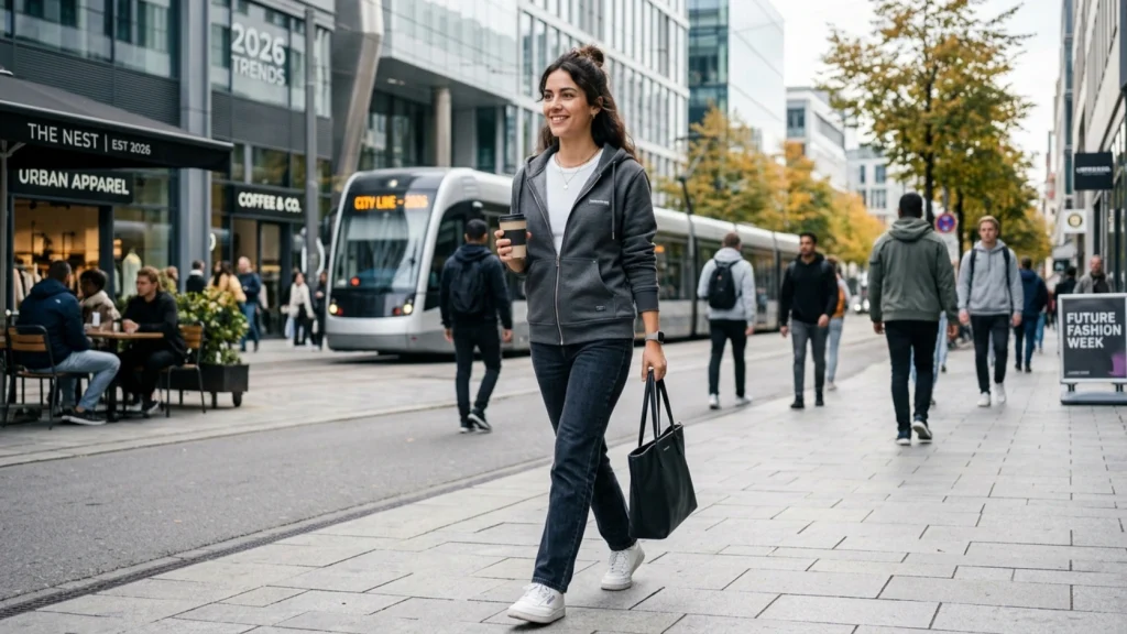 15 Zip Up Hoodie Outfit Ideas 2026 | Cozy, Cool, and Surprisingly Stylish 2 Why the Zip Up Hoodie Is Having Such a Good Moment in 2026
